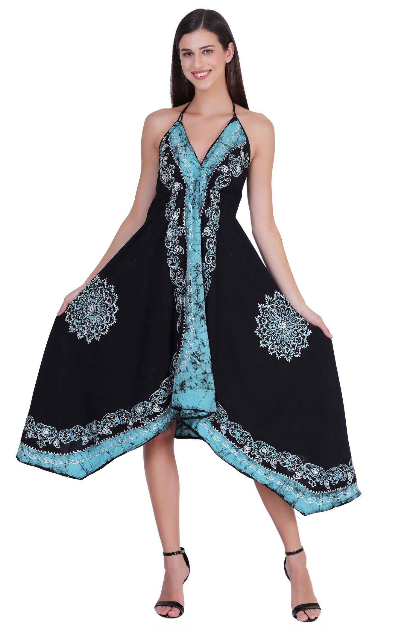 Halter Top Scarf Dress 1457  - Advance Apparels Inc