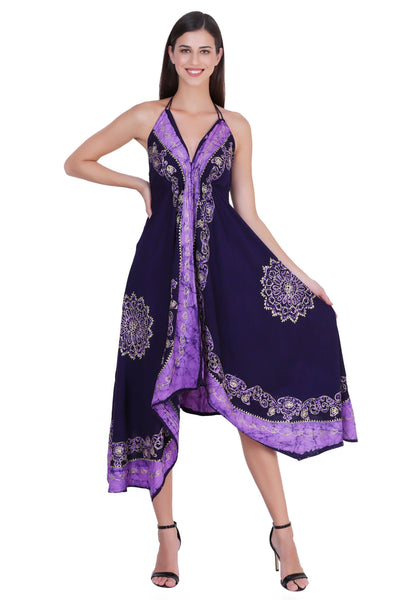 Halter Top Scarf Dress 1457  - Advance Apparels Inc