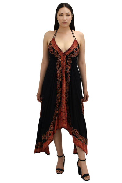 Halter Top Scarf Dress 1457  - Advance Apparels Inc