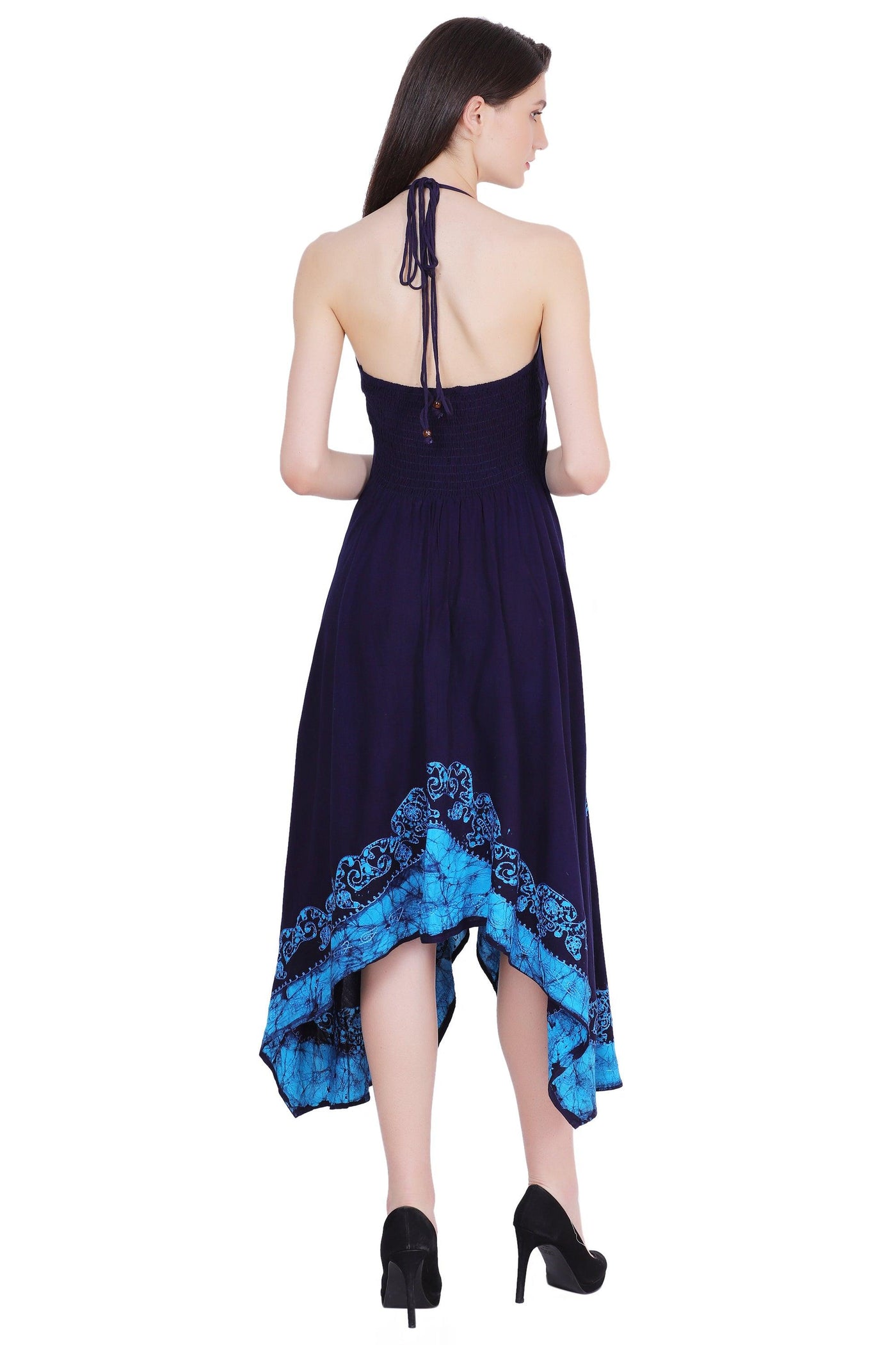 Halter Top Scarf Dress 1457  - Advance Apparels Inc
