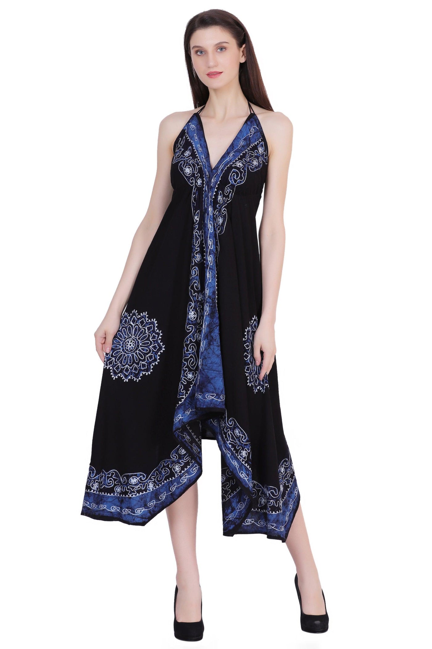 Halter Top Scarf Dress 1457  - Advance Apparels Inc