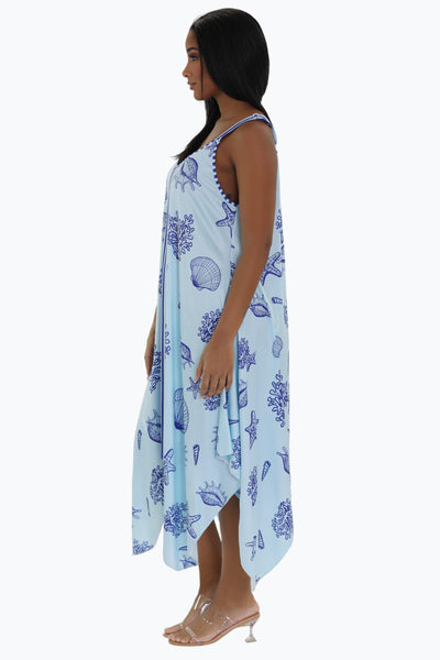 Nautical Beach Print Dress 21244 (Adjustable Straps)  - Advance Apparels Inc