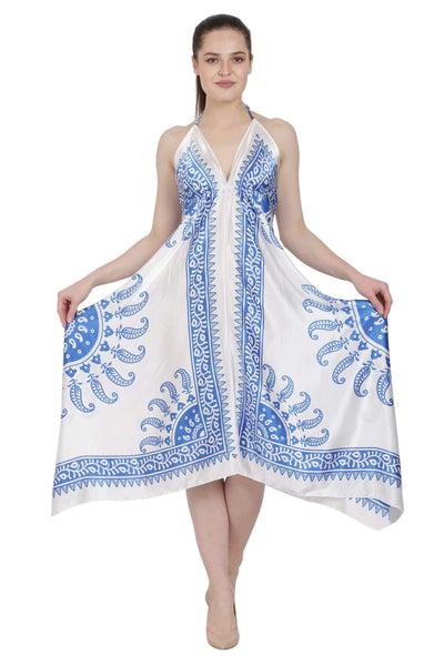 Paisley Print Halter Dress One Size Fits Most S-922  - Advance Apparels Inc