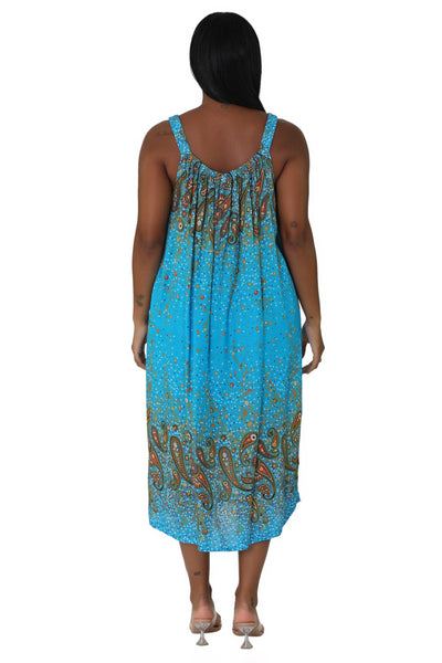 Paisley Print Resort Dress TH-2027B  - Advance Apparels Inc