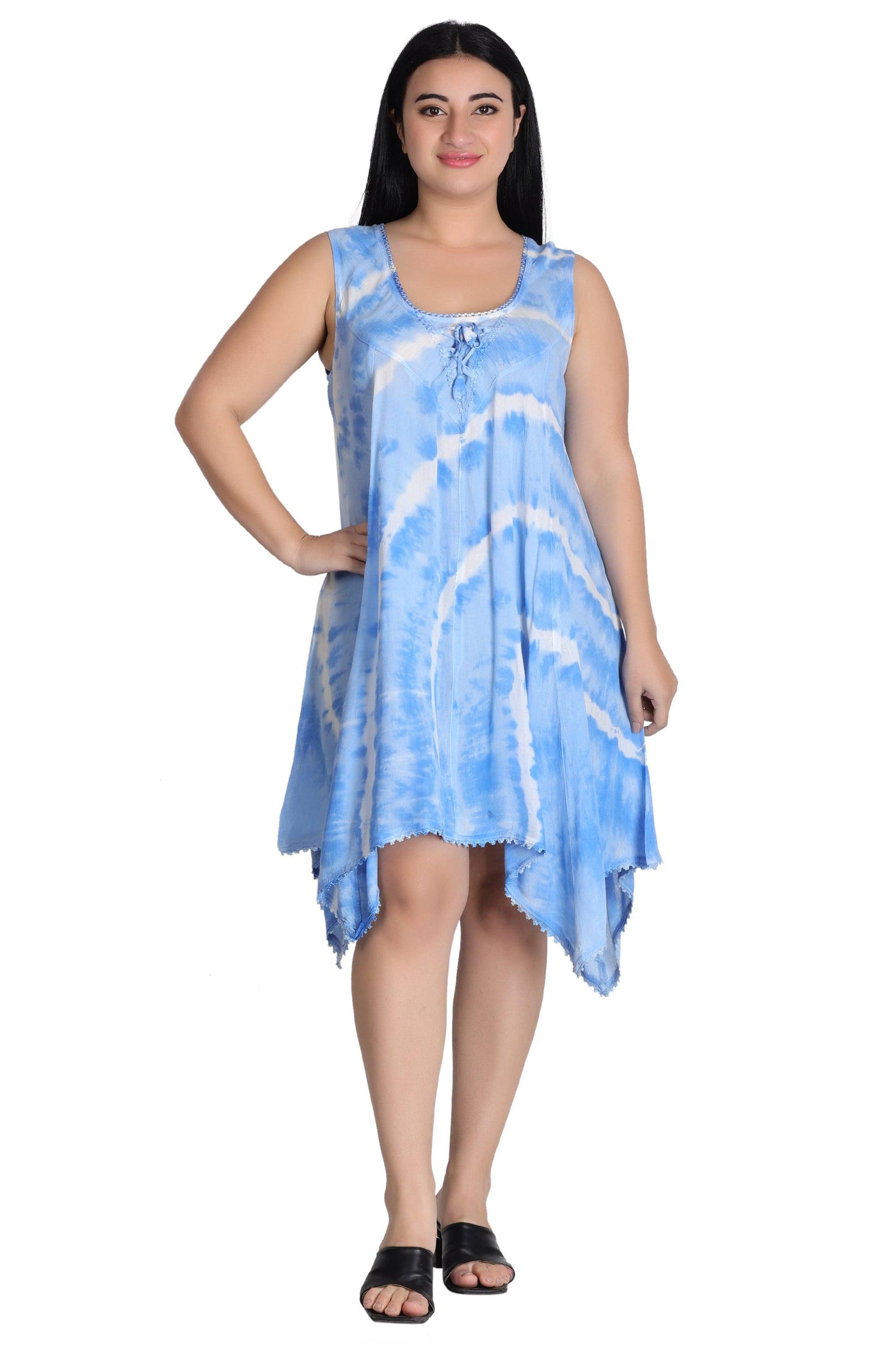 Phuket Fairytale Tie Dye Dress 422189-FTD  - Advance Apparels Inc