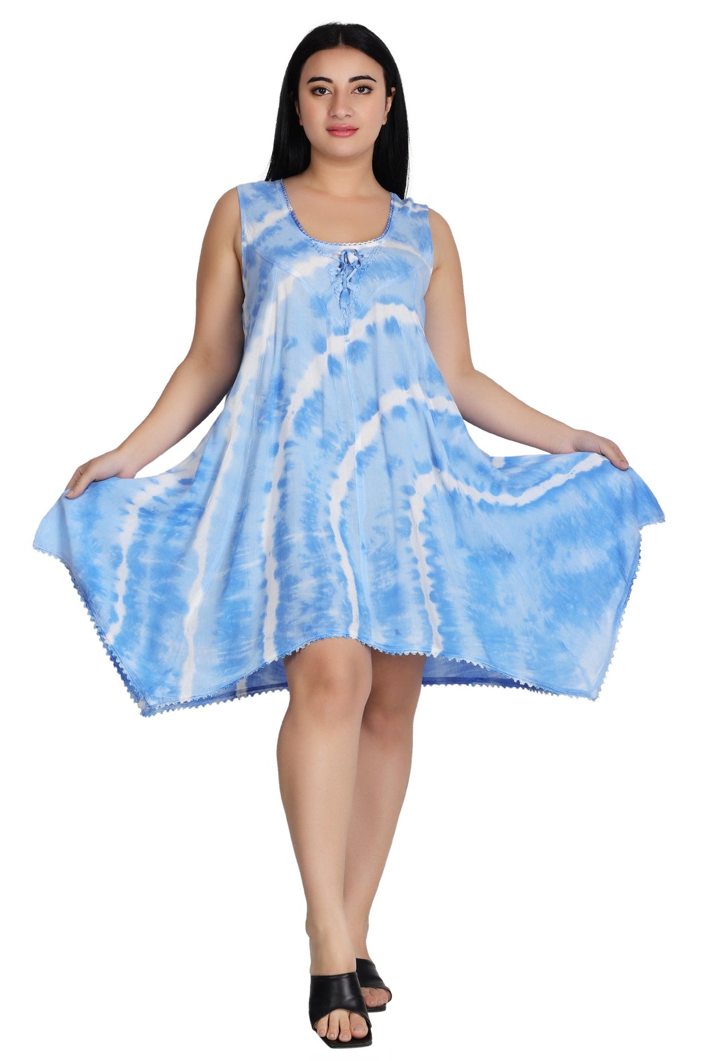 Phuket Fairytale Tie Dye Dress 422189-FTD  - Advance Apparels Inc