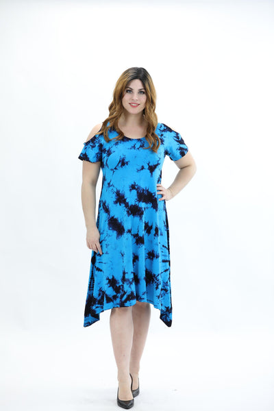Spandex Short Sleeve Maxi  Dress SPD21  - Advance Apparels Inc