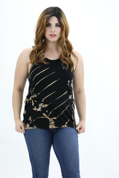 Spandex Tie Dye Tank Top SP11  - Advance Apparels Inc