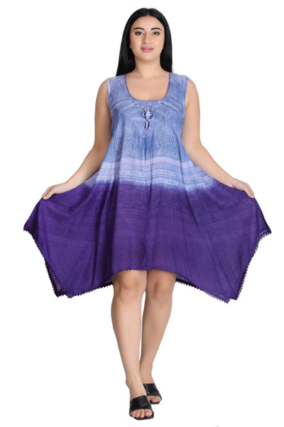 Tri-Dye Fairytale Dress 422191FTD  - Advance Apparels Inc