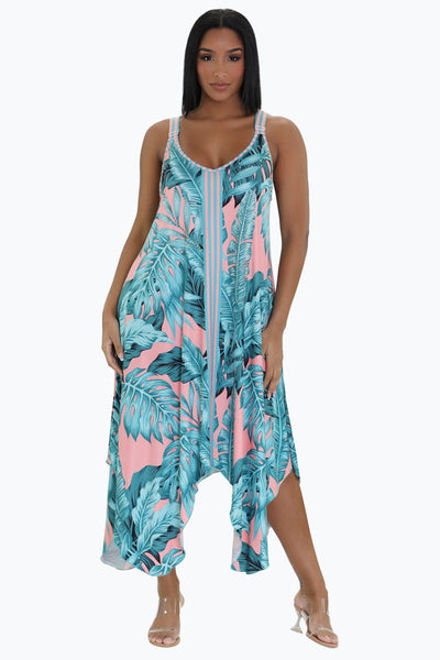 Vice City Print Beach Dress 21243  - Advance Apparels Inc