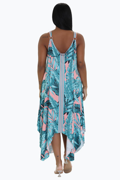 Vice City Print Beach Dress 21243  - Advance Apparels Inc
